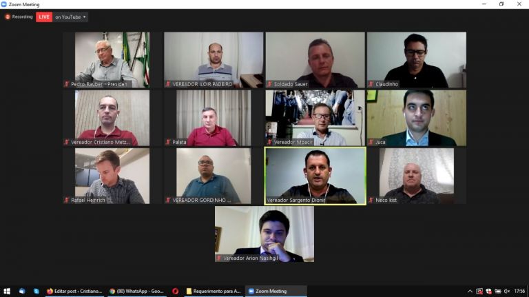 Confira os requerimentos aprovados na 15ª sessão ordinária da Câmara de Vereadores rondonense