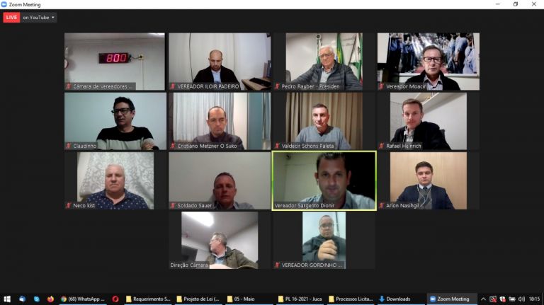 Confira os requerimentos aprovados pela Câmara de Vereadores rondonense na segunda-feira
