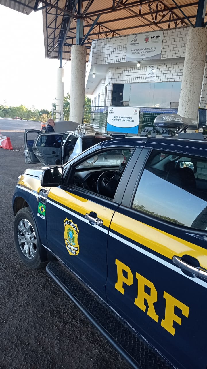 PRF prende dupla de irmãos traficantes em Guaíra; 28 quilos de maconha foram encontrados