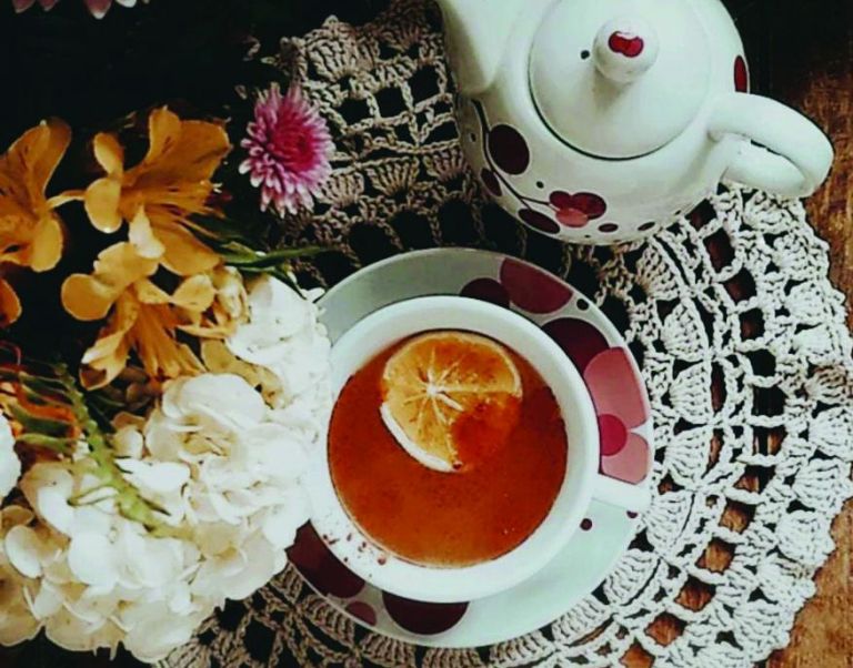 Chá de laranja com especiarias