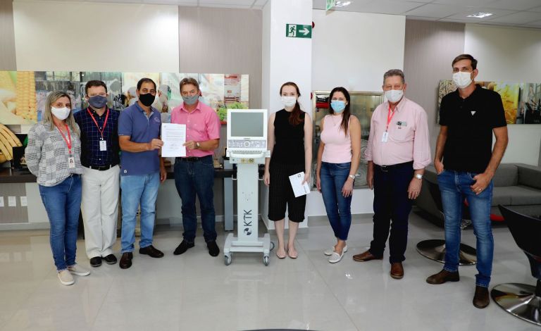 Lar Cooperativa realiza doação de mais um respirador para tratamento de pacientes com Covid-19