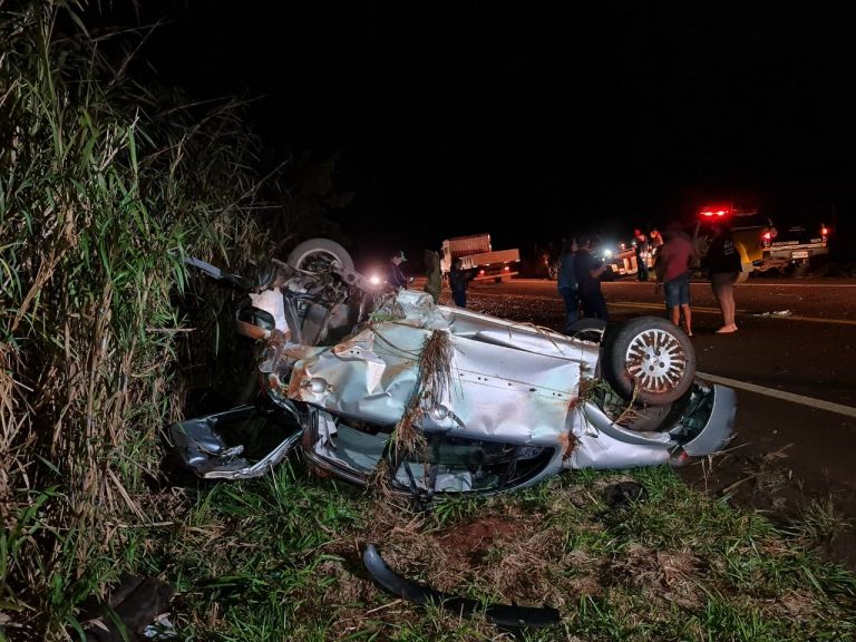 Acidente em Quatro Pontes resulta em vítima com ferimentos graves