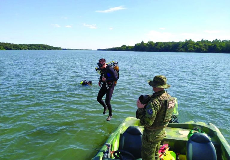 BPFron: mergulhadores do Pelotão Cobra podem apoiar forças de segurança na região