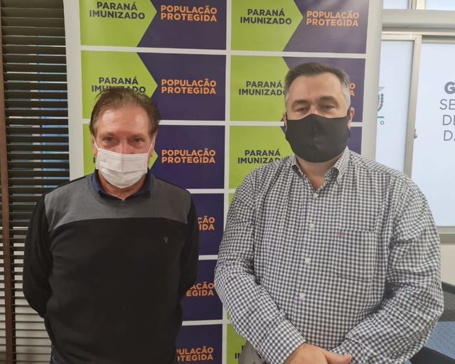 Em audiência com secretário de Estado da Saúde, Ademir Bier reivindica investimentos na Saúde do Oeste do Paraná