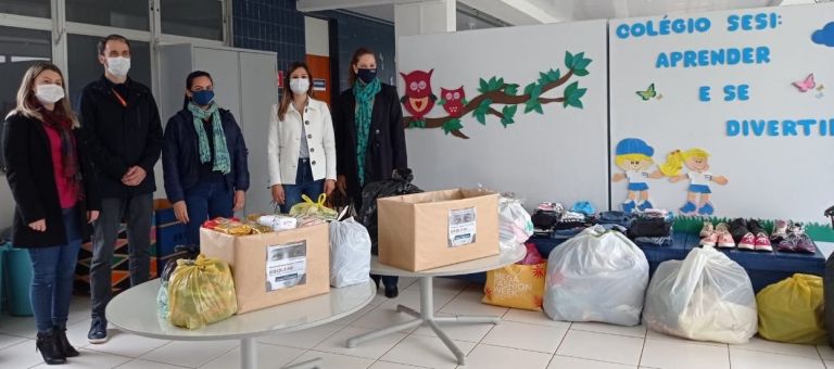 Sistema Fiep repassa donativos para a Secretaria de Assistência Social de Marechal Rondon através da Campanha Essencial é Viver