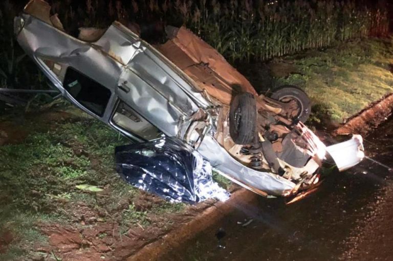 Homem morre em colisão frontal envolvendo três veículos entre Novo Sarandi e Vila Nova