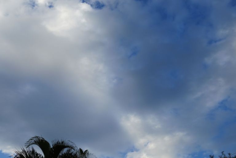 Céu nublado em Marechal Rondon; previsão é de chuva para a sexta-feira