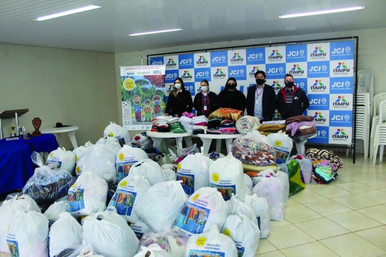 Campanha do Agasalho da JCI arrecada 4,5 mil peças