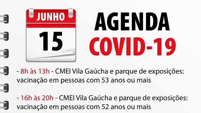 Rondonenses de 52 e 53 anos serão imunizados nesta terça-feira em Marechal Rondon