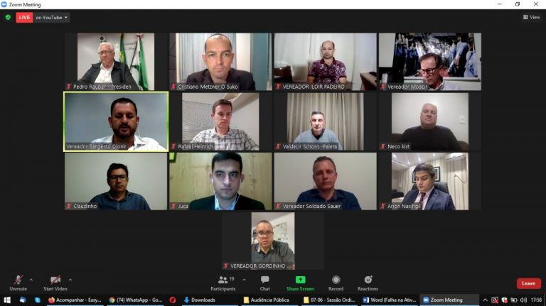 Veja os requerimentos aprovados na sessão de segunda-feira no Poder Legislativo de Marechal Rondon