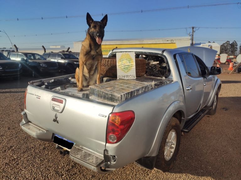 BPFron apreende veículo carregado com mais de uma tonelada de maconha em Pato Bragado