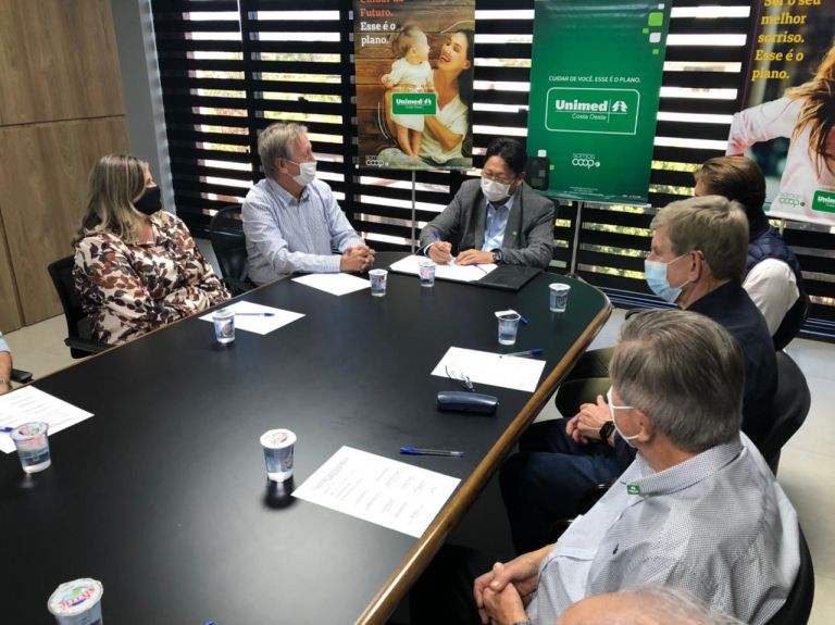 Autoridades assinam carta de intenção para instalação do Hospital da Unimed Costa Oeste em Marechal Rondon