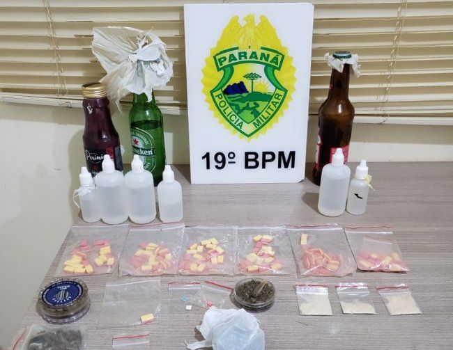 Festa clandestina é flagrada em distrito de Toledo e drogas são apreendidas