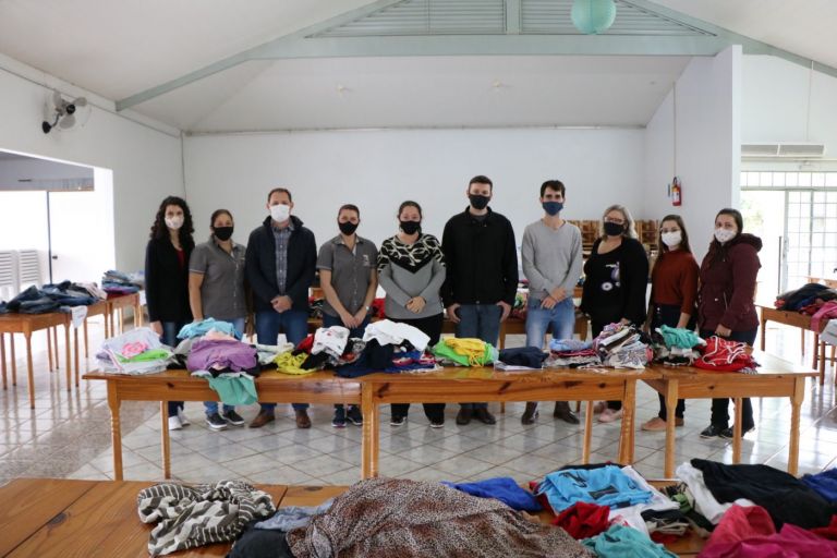 Campanha Aquece Maripá arrecadou cerca de duas mil peças de roupas e cobertores
