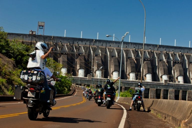 Encontro deve reunir 100 motocicletas na usina de Itaipu no dia 18 de julho