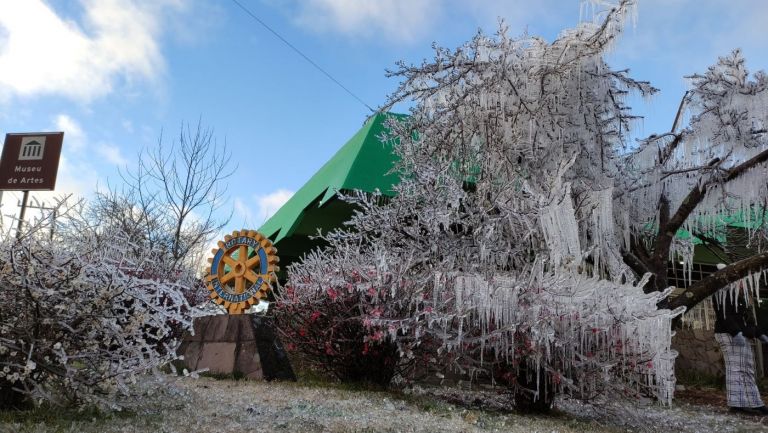 Com -8,6°C, Santa Catarina registra a menor temperatura do Brasil em 2021, aponta Inmet