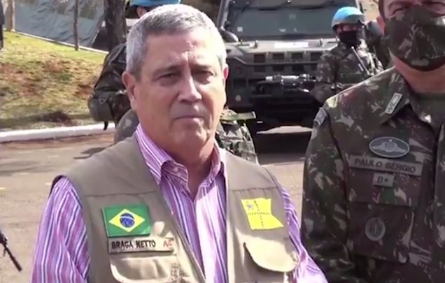 Em Cascavel, Braga Neto diz que Brasil tem interesse no retorno às missões de paz