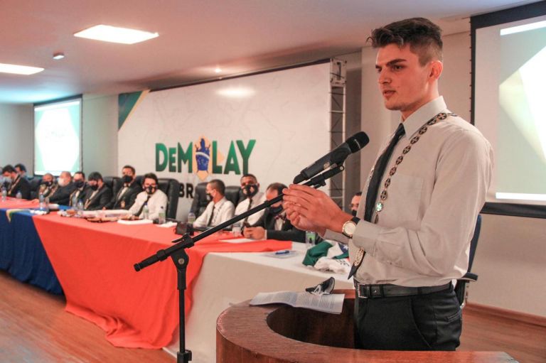 “Foi inesquecível”, diz rondonense empossado no cargo mais alto da Ordem DeMolay no Brasil