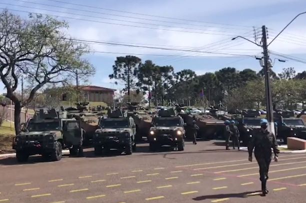 Comitiva da ONU visita Cascavel e avalia tropas do Exército Brasileiro para missões no exterior