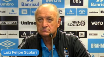 Felipão comemora 1ª vitória e avalia evolução do Grêmio: “Tenho que reconstruir esta equipe”