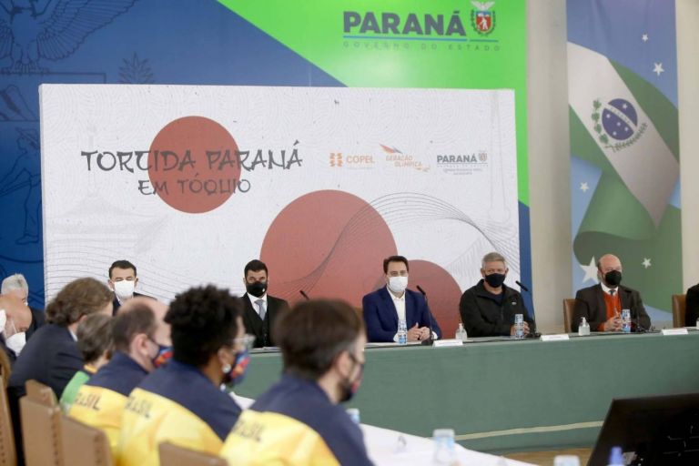 Governador apresenta time paranaense que vai disputar os Jogos de Tóquio