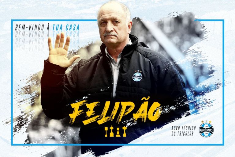 Felipão é o novo comandante do Grêmio; apresentação será nesta sexta-feira