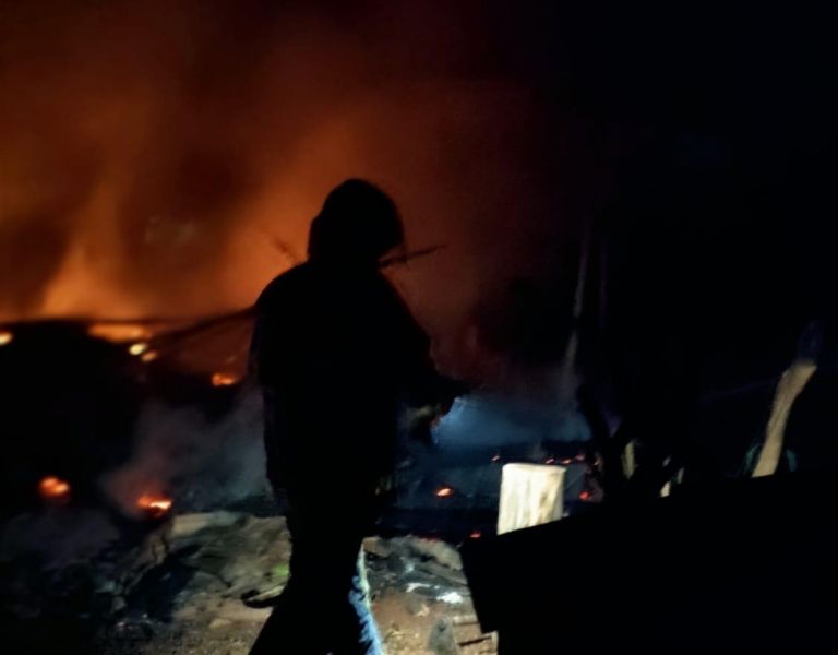 Incêndio destrói casa em Marechal Rondon