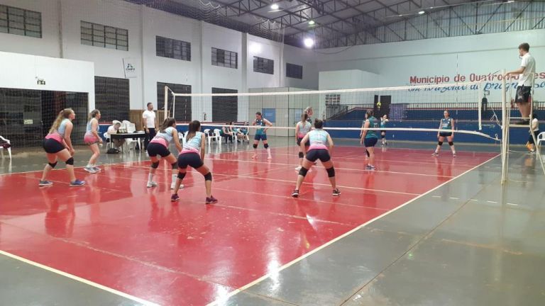 Definidos os finalistas do 7° Campeonato Municipal de Voleibol de Quatro Pontes