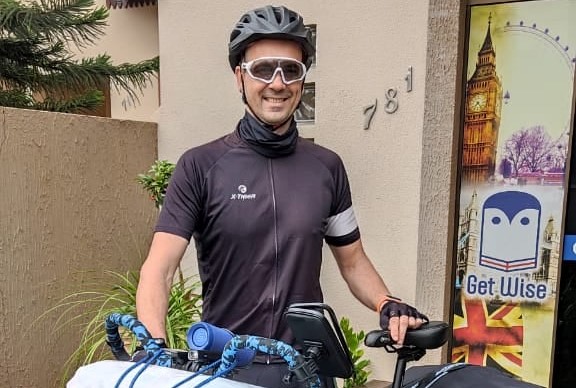 Quatro-pontense fará cicloviagem pedalando até Timbó