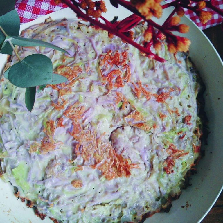 Okonomiyaki (panqueca de repolho)