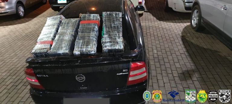 Operação Hórus apreende 47,7 quilos de droga e uma mulher é encaminhada à PF de Guaíra