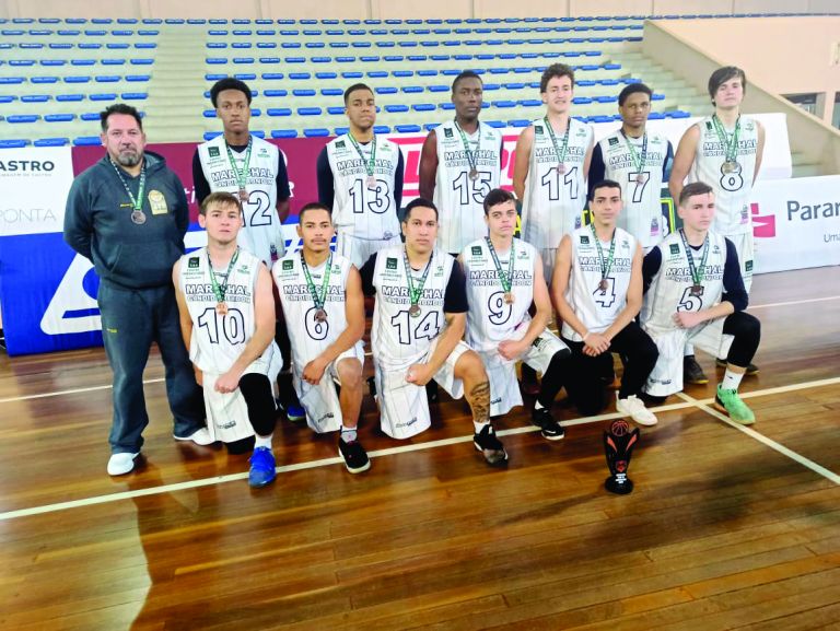Associação Crescendo com o Basquete é bronze no Paranaense Sub-19