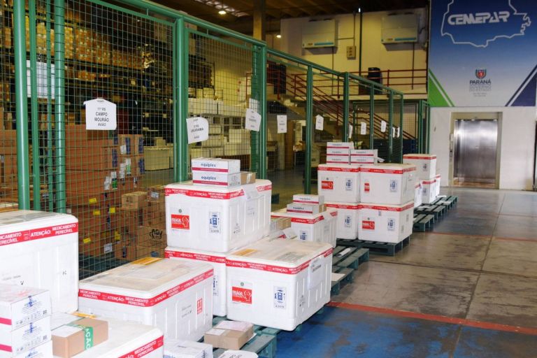 Saúde distribui mais 207,5 mil vacinas contra a Covid-19, todas para segunda dose