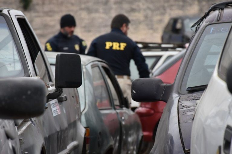 PRF faz leilão de mais de 200 veículos recolhidos e conservados no Paraná