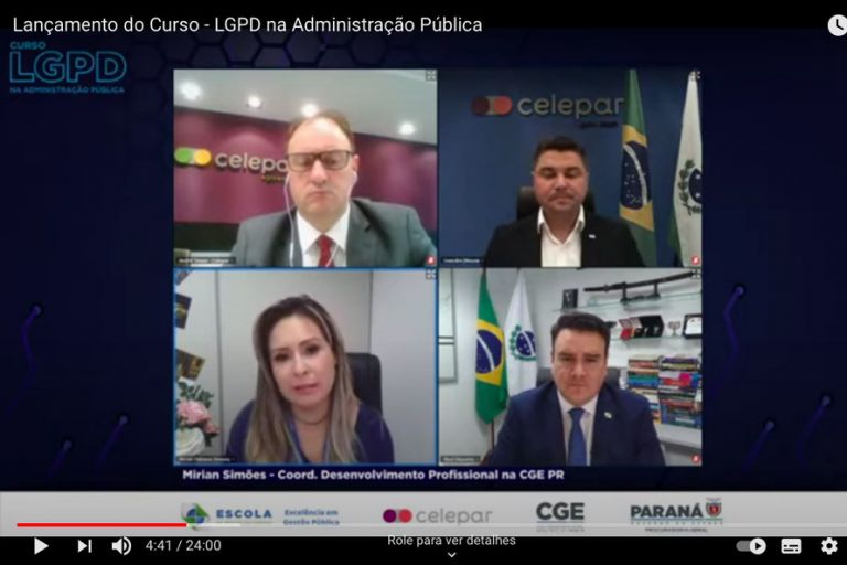 Governo do Estado promove curso gratuito sobre proteção de dados pessoais