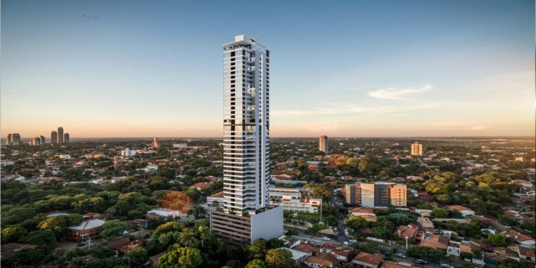 Começa a ser erguido o edifício mais alto do Paraguai
