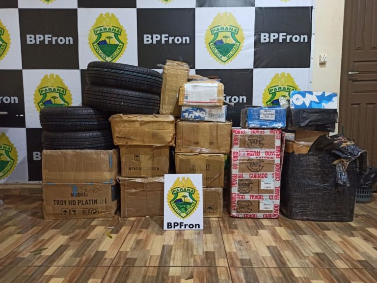 Cocaína, maconha e munições são apreendidos em Foz do Iguaçu durante Operação Hórus