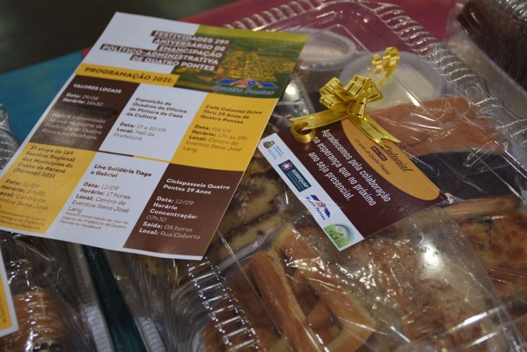 Organização comemora sucesso do Café Colonial Drive Thru 29 Anos de Quatro Pontes