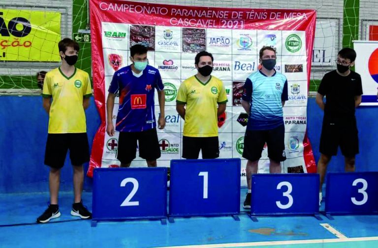 Rondonense conquista título em etapa do Paranaense de Tênis de Mesa