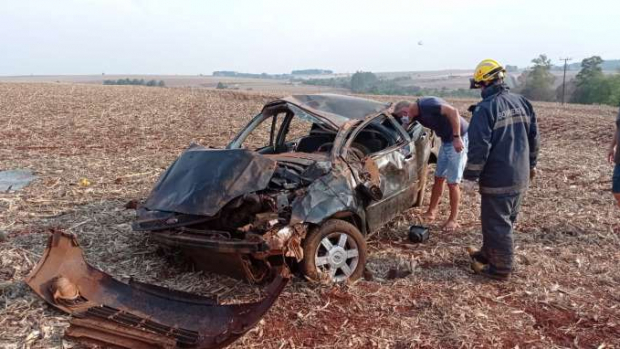 Carro capota em rodovia da região e mulheres ficam em estado grave