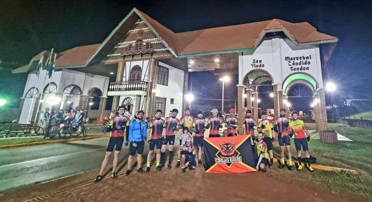 Grupo rondonense Corujas Bikers conclui desafio de pedalada de 300 quilômetros