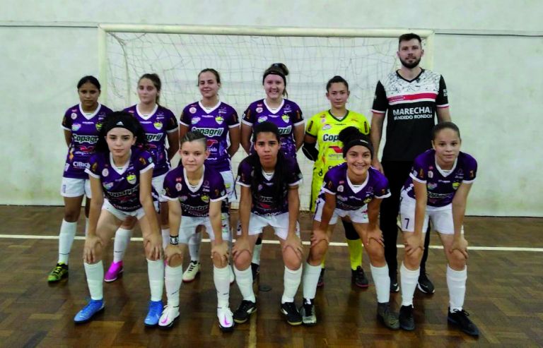 Futsal feminino de Marechal Rondon vence e está na semifinal dos Jogos da Juventude