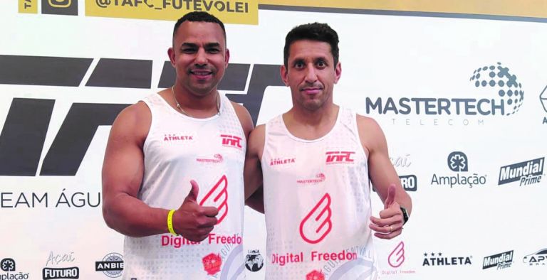 Dupla da região disputa maior evento de futevôlei do Brasil