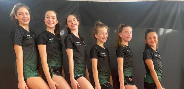 Sexteto rondonense de ginástica rítmica se prepara para Torneio Regional Sul