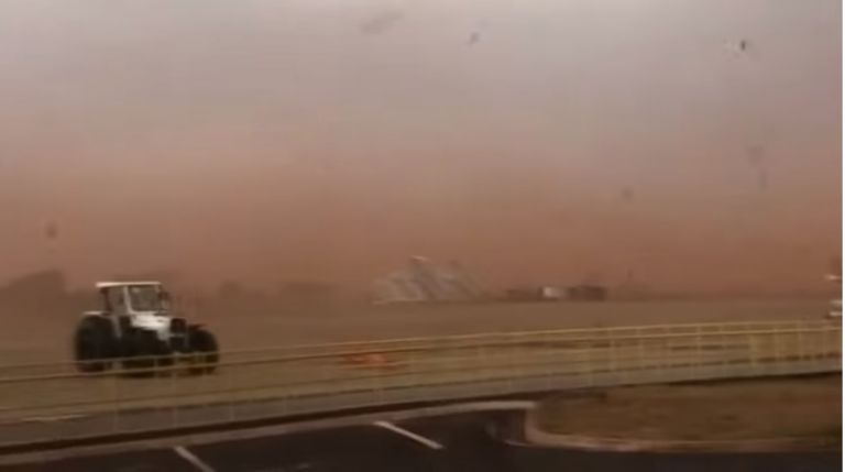 “Tempestade de areia” atinge cidades do interior de São Paulo