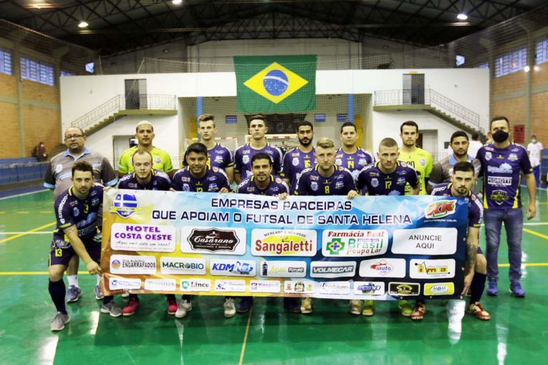 Santa Helena Futsal marca 16 gols em duas partidas pela Taça Bronze de Futsal