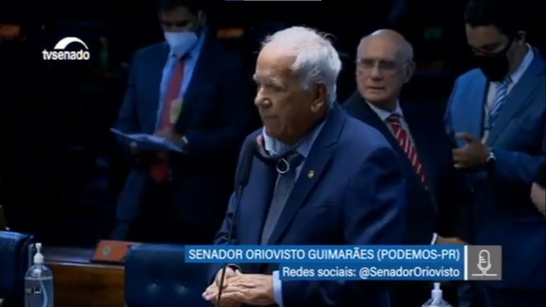 Senador Oriovisto apresenta PEC que sugere mudanças no segundo turno das eleições