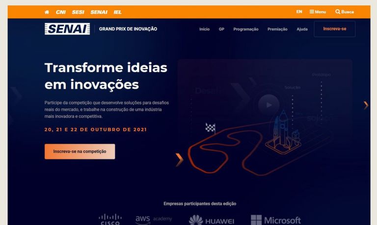 Senai abre inscrições para o Grand Prix de inovação