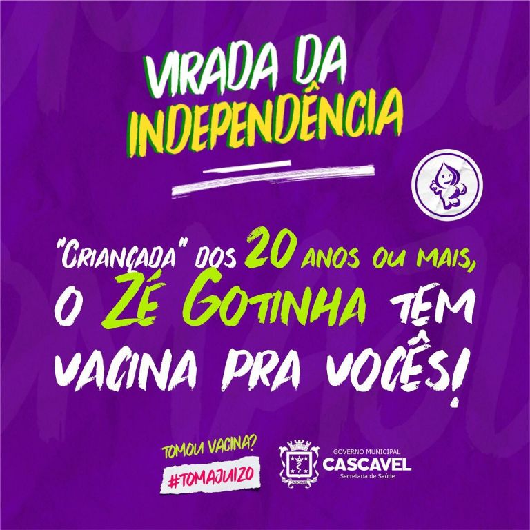 Covid-19: ao som de música ao vivo, Cascavel vai vacinar jovens com 20 anos