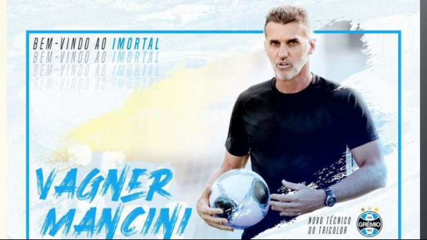 Grêmio anuncia Vagner Mancini como novo treinador